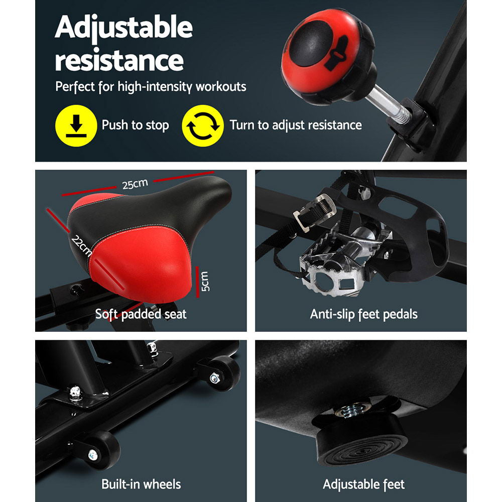 Everfit Spin Bike Exercise Bike Flywheel Cycling Home Gym Fitness Indoor Cardio