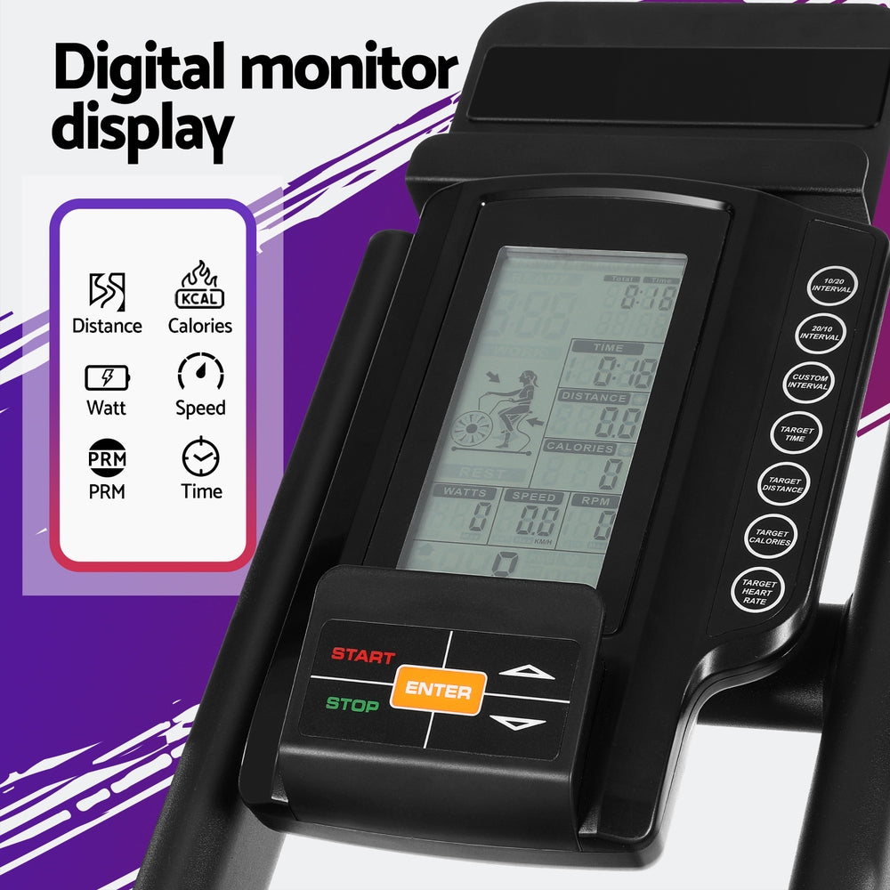 Everfit Air Bike Dual Action Exercise Bike Fitness Home Gym Cardio