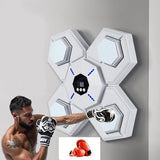 Rechargeable Bluetooth Boxing Machine With Adult & Child Gloves - Blue - With Child Golves Pink Blue