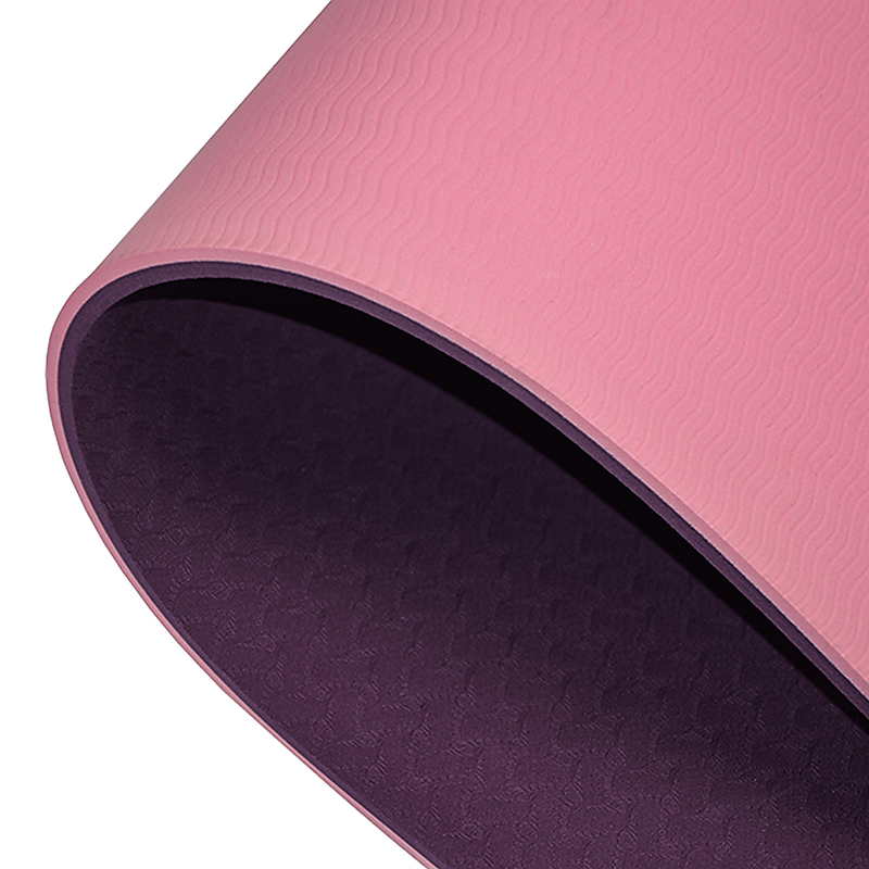 8mm TPE Yoga Mat Exercise Fitness Gym Pilates Non Slip Dual Layer