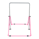 Kids Gymnastics Bars Training Horizontal Bar Monkey Kip Bar Pink