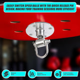 Heavy Duty Boxing Swivel Steel Punch Bag Bearing MMA Speed